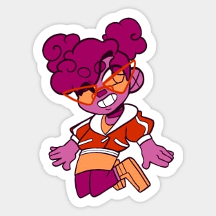 April Lesbian Flag ROTTMNT Sticker